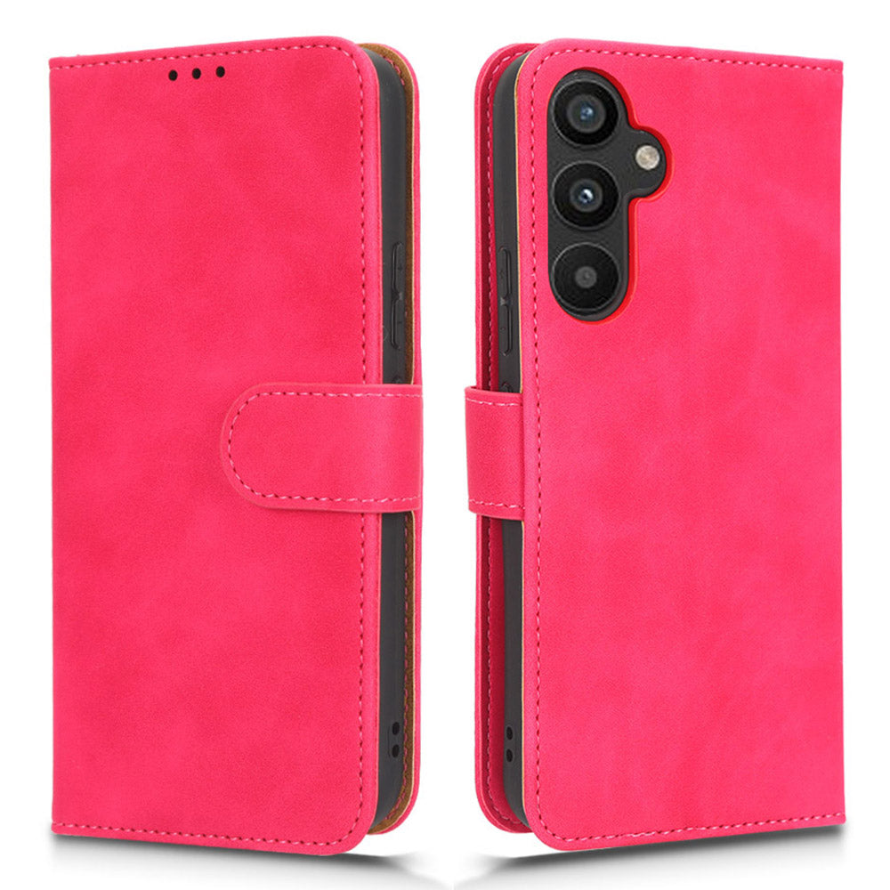 For Samsung Galaxy A34 5G Shockproof Phone Case Skin-touch Feeling Cell Phone Cover Stand Wallet with Wrist Strap For Samsung Galaxy A34 5G Shockproof Phone Case Skin-touch Feeling Cell Phone Cover Stand Wallet with Wrist Strap